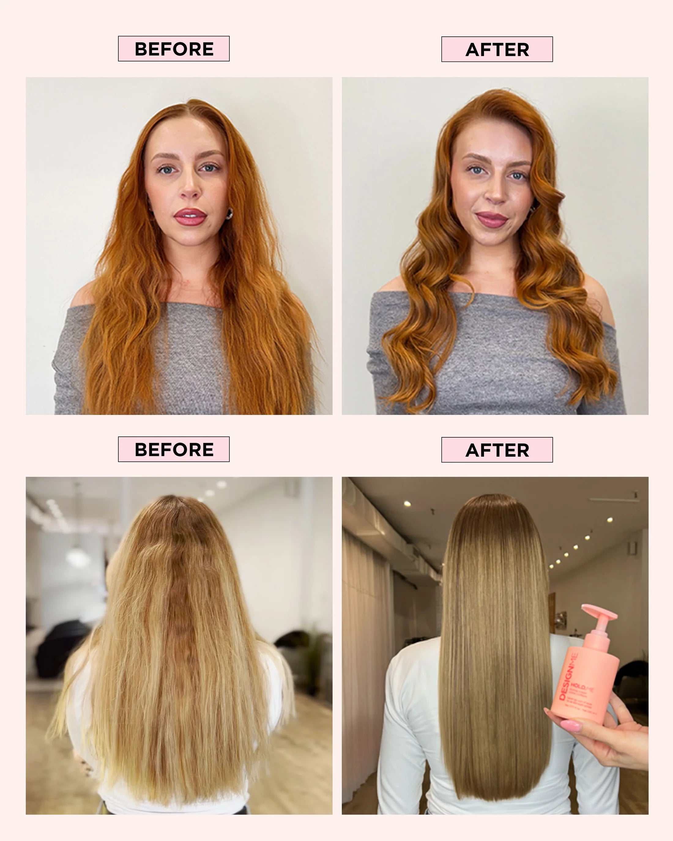 DESIGNME HOLD.ME Styling Cream 230ml - Strong Hold Hair Styling Product for Men & Women - Perfect for Curly, Wavy & Straight Hair - Salon Quality Hair Cream for Frizz Control & Shine - Great for Everyday Styling & Special Occasions