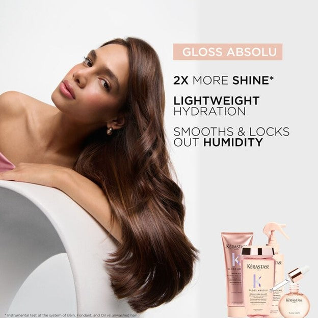 Glaze Drops High Gloss Lightweight Hair Oil - Shine & Nourish for All Hair Types - Perfect for Daily Styling & Frizz Control