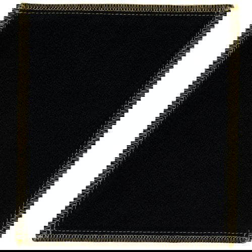 KR Strikeforce Premium Leather Shammy Pad - Gold & Black - Perfect for Gun Cleaning, Polishing, and Car Detailing