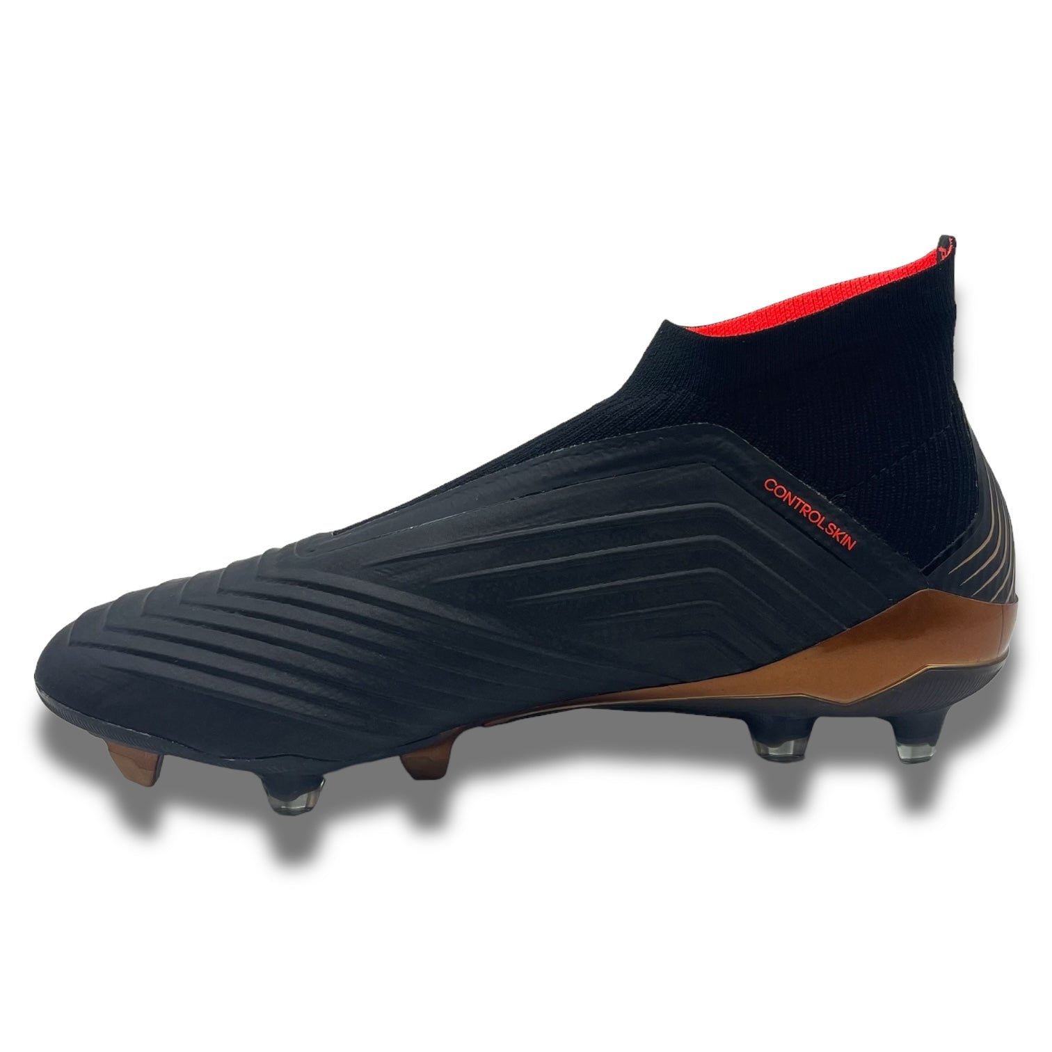 Adidas Predator 18+ FG Soccer Cleats - Core Black Men's Football Shoes for Firm Ground, Lightweight & Responsive for Competitive Matches and Training