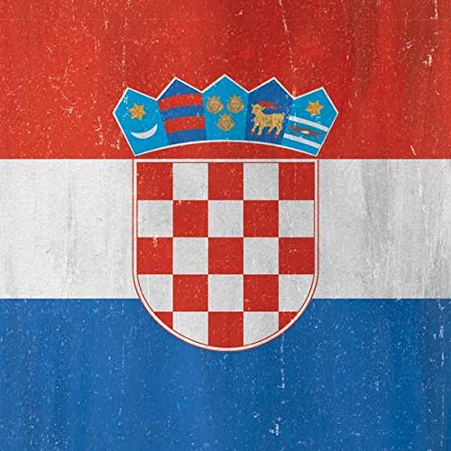 Skinit PS4 Controller Skin - Croatia Flag Distressed Design Decal | Protective Vinyl Cover for Gaming | Perfect for PS4 Pro/Slim Controllers & Gaming Enthusiasts