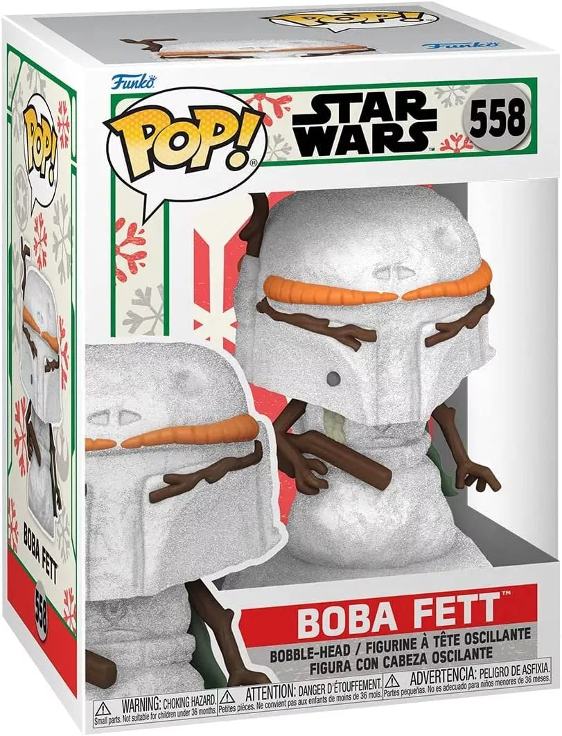 Boba Fett Funko Pop Star Wars The Mandalorian Collectible Vinyl Figure - Perfect for Holiday Gifts, Office Decor & Pop Culture Displays