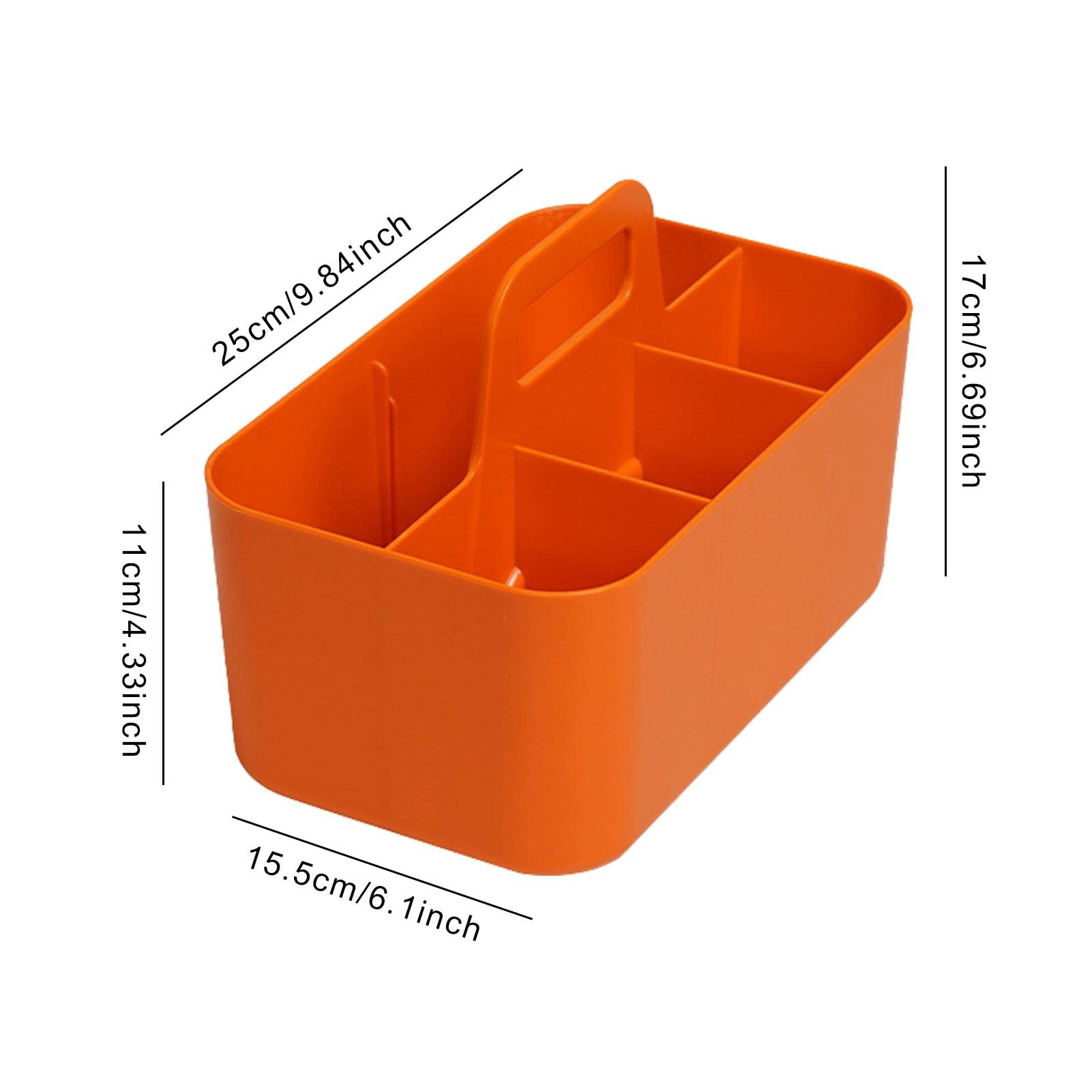 Portable Shower Caddy Basket with Handle - Waterproof Bathroom Organizer for Shampoo, Soap & Toiletries | Ideal for Bathroom, Kitchen & Travel Storage