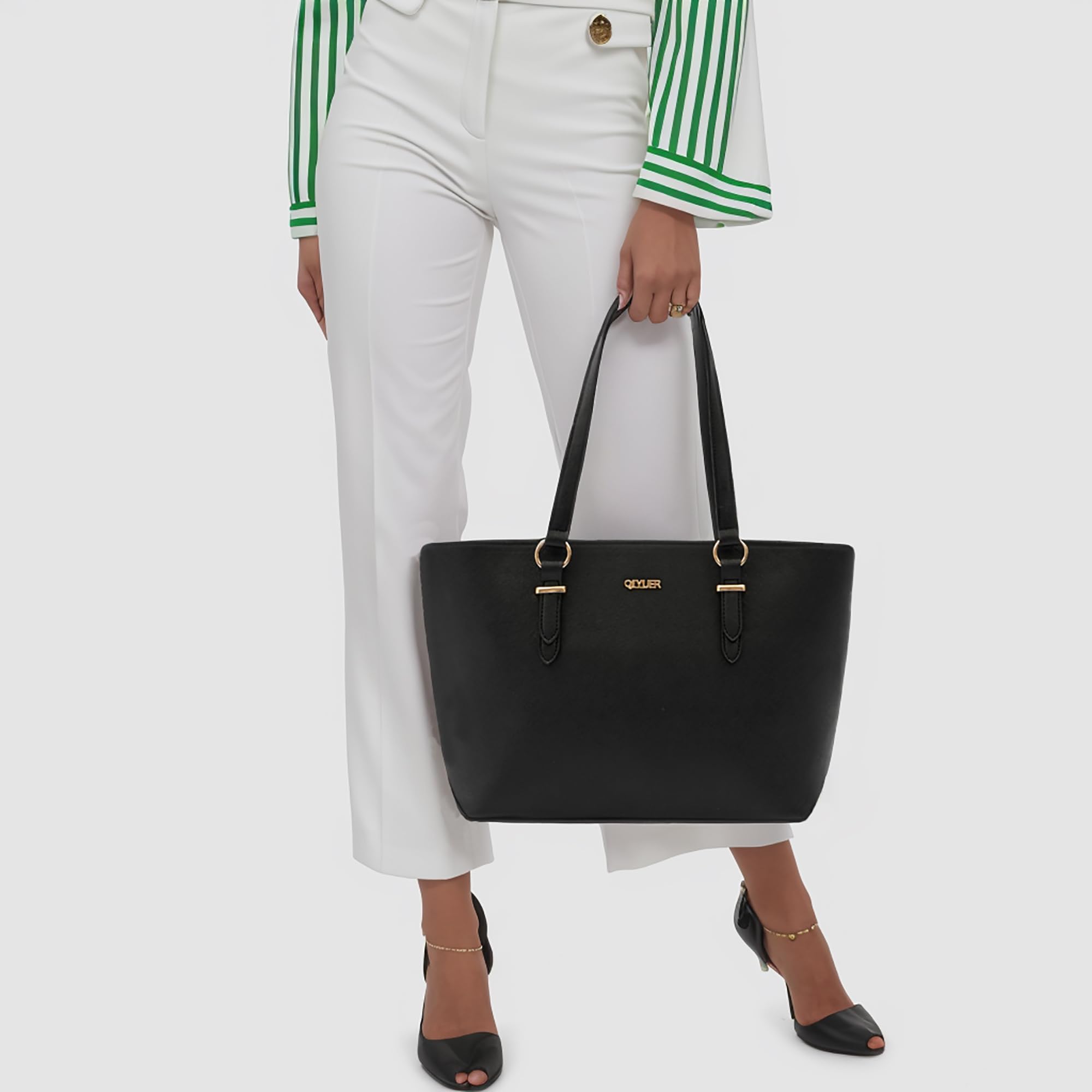 Stylish Women's Purses and Wallets Set - Professional Work Tote Satchel Handbag with Shoulder Bag & Top Handle - Matching Wallet Combo for Office, Travel & Daily Use