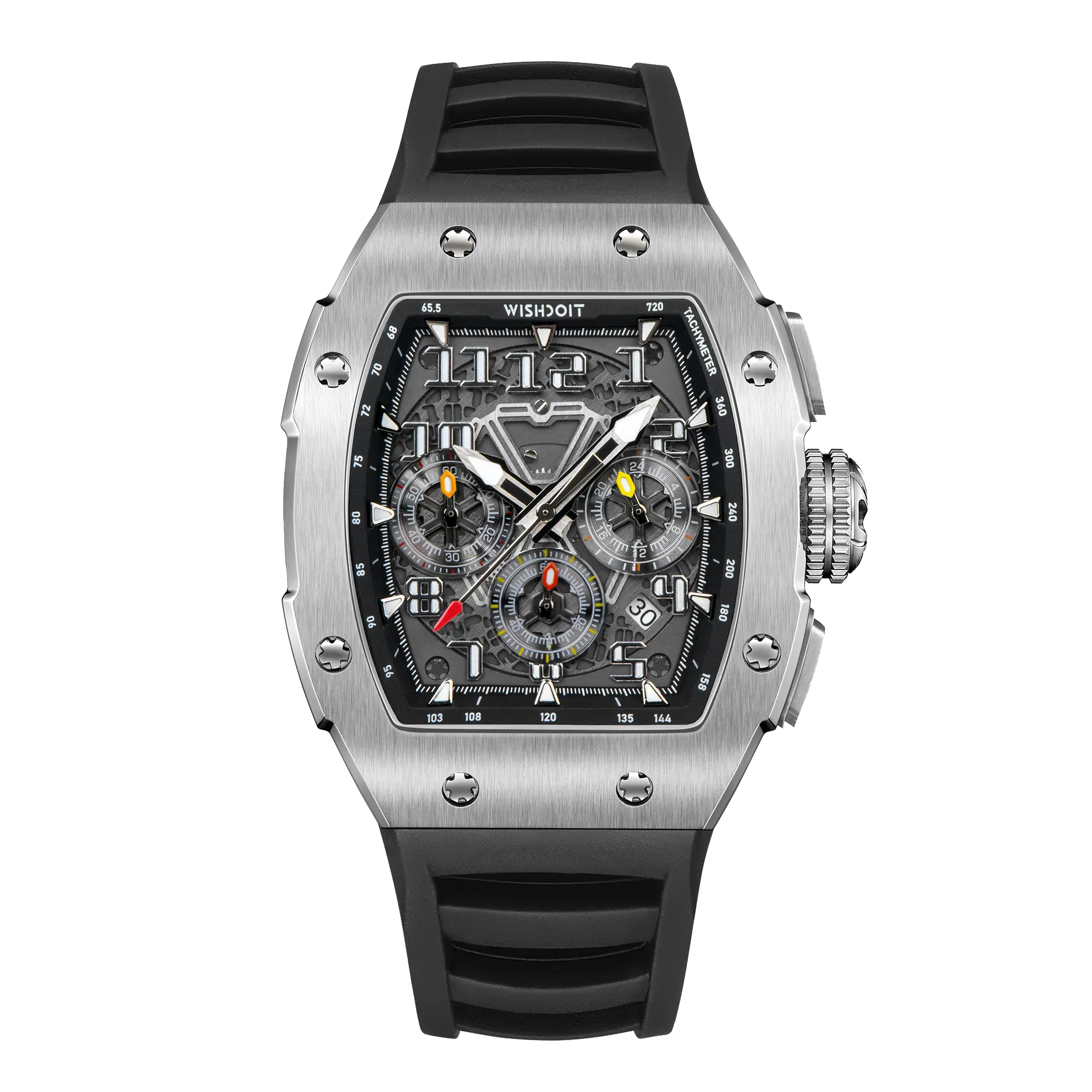 RACING GT CHRONO Quartz Chronograph Watch for Men - Sporty Waterproof Wristwatch with Date Display - Perfect for Racing, Driving & Outdoor Adventures