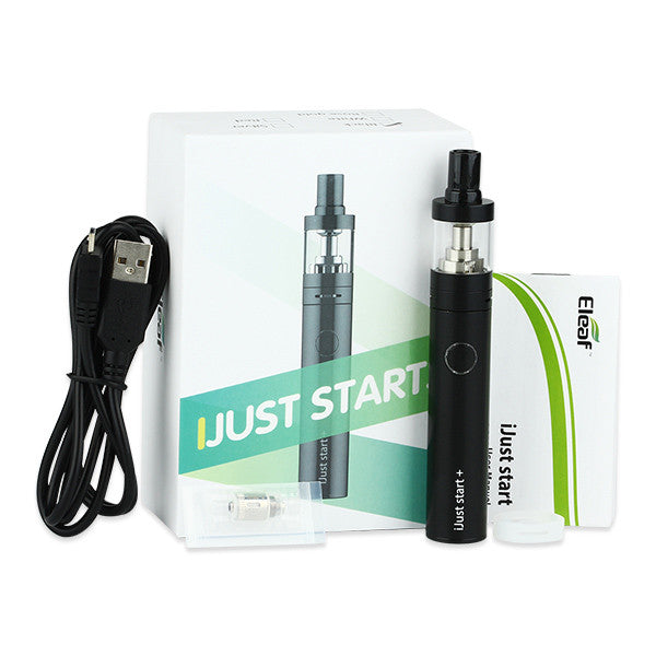 Eleaf iJust Start Plus Kit 30W 1600mAh Vape Starter Kit - Portable E-Cigarette for Beginners with Adjustable Airflow - Perfect for Travel & On-the-Go Vaping