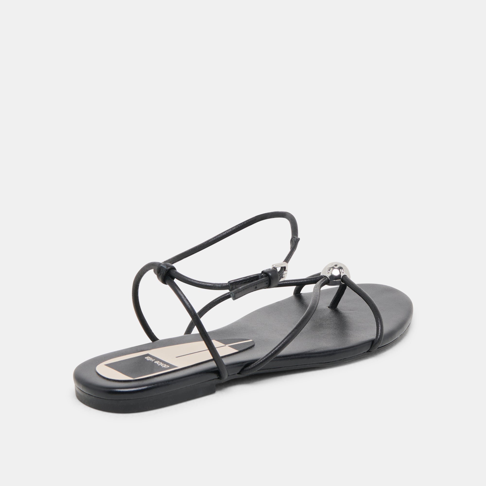 KENLEY Black Leather Sandals for Women - Comfortable & Stylish Summer Shoes for Beach, Walking, and Casual Outings