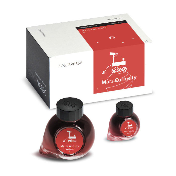 Colorverse Spaceward Fountain Pen Ink Set - 65ml + 15ml Bottles for Writing, Calligraphy & Art - Premium Ink for Journaling, Letter Writing & Creative Projects