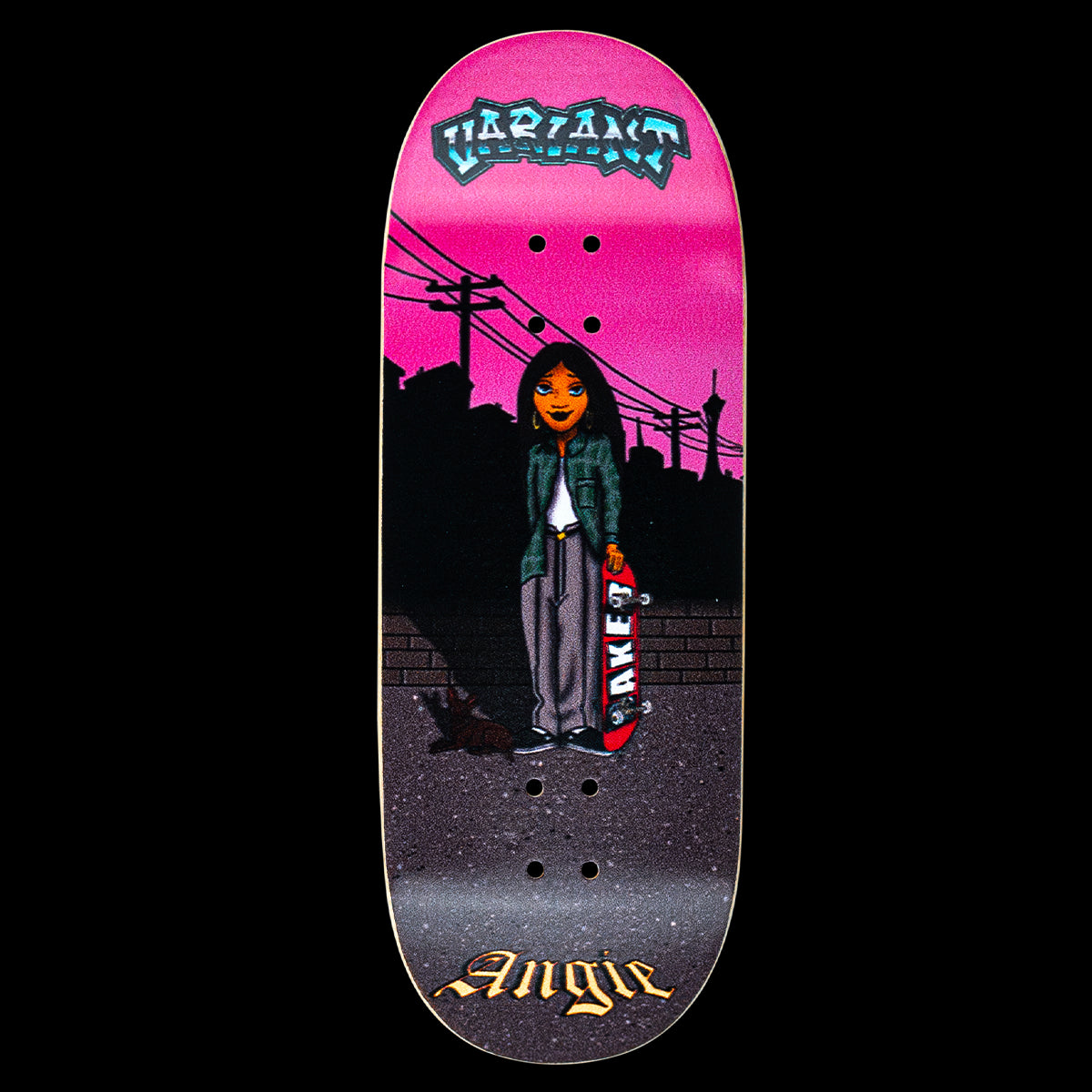 Variant Fingerboard Deck - Professional Mini Skateboard for Finger Tricks & Stunts - Perfect for Skateboard Enthusiasts & Collectors - Great for Office Desk Fun & Stress Relief