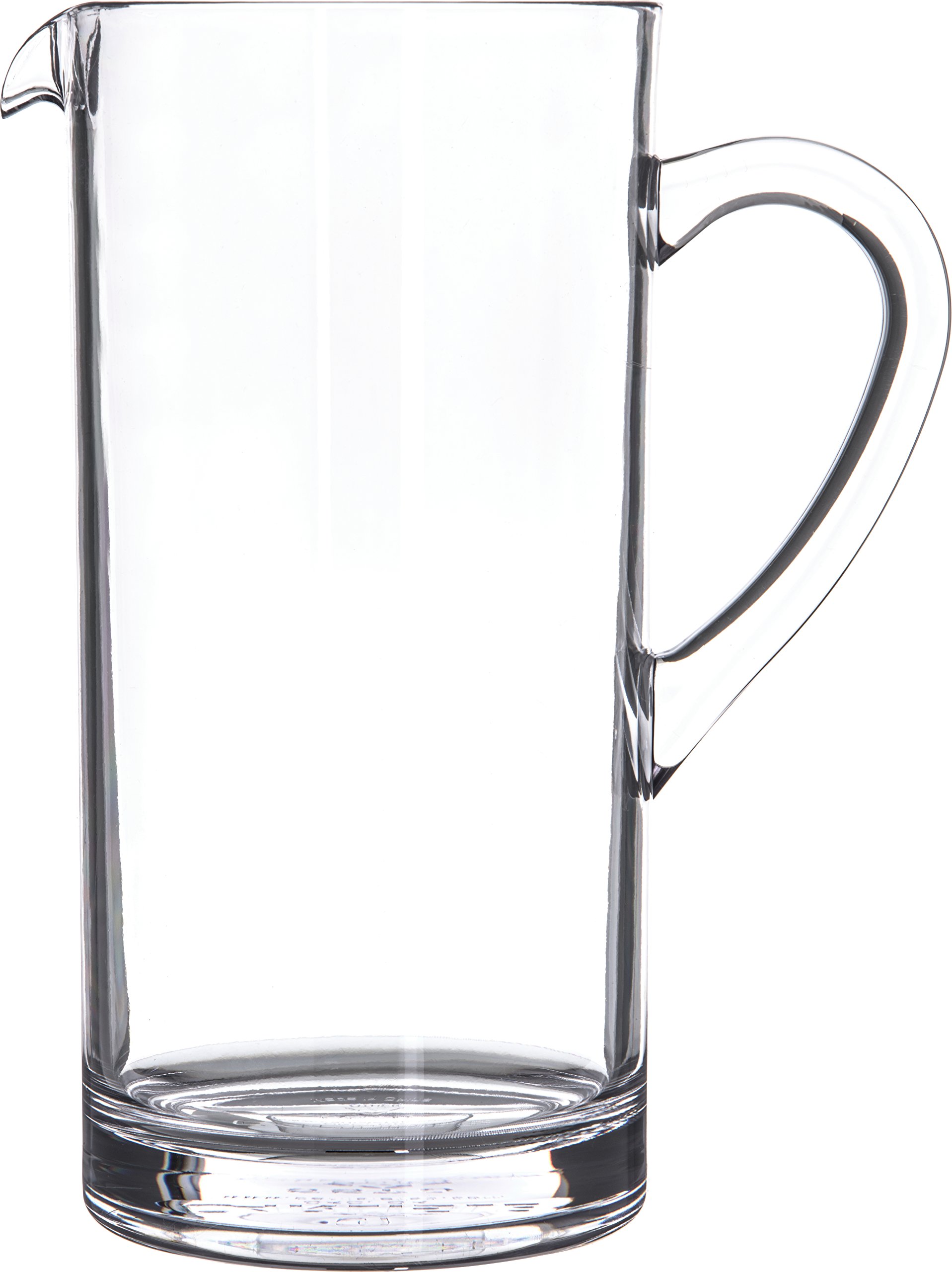 **Carlisle 58oz Clear Plastic Pitcher – Durable Restaurant & Catering Pitcher for Beverages, Water, Juice – Ideal for Commercial Kitchens, Bars, and Events**