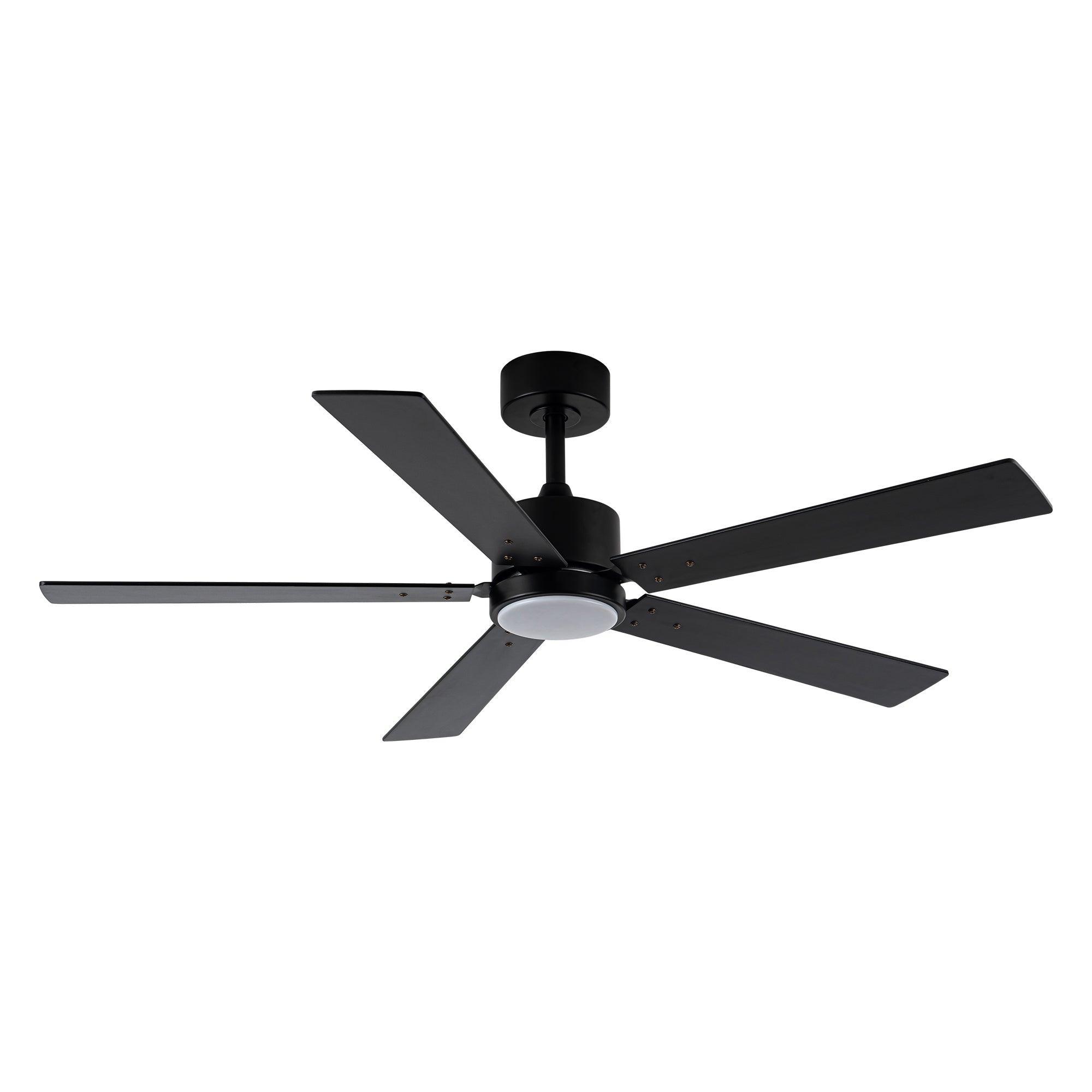 Vaczon 56 Inch DC Motor Ceiling Fan with Remote Control, LED Light Kit - Energy Efficient Quiet Operation for Living Room, Bedroom, Office