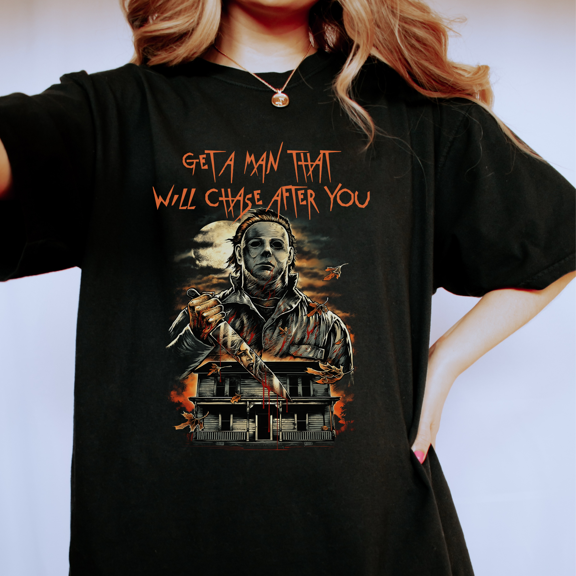 Michael Myers Halloween T-Shirt - Horror Movie Fan Shirt for Spooky Season - Perfect for Halloween Parties & Cosplay