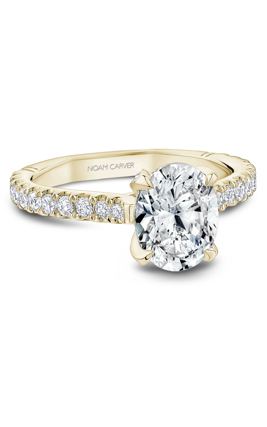 Noam Carver Atelier A007 02YA Diamond Engagement Ring - Elegant Wedding Band for Proposals & Anniversaries | Perfect for Romantic Moments & Special Occasions
