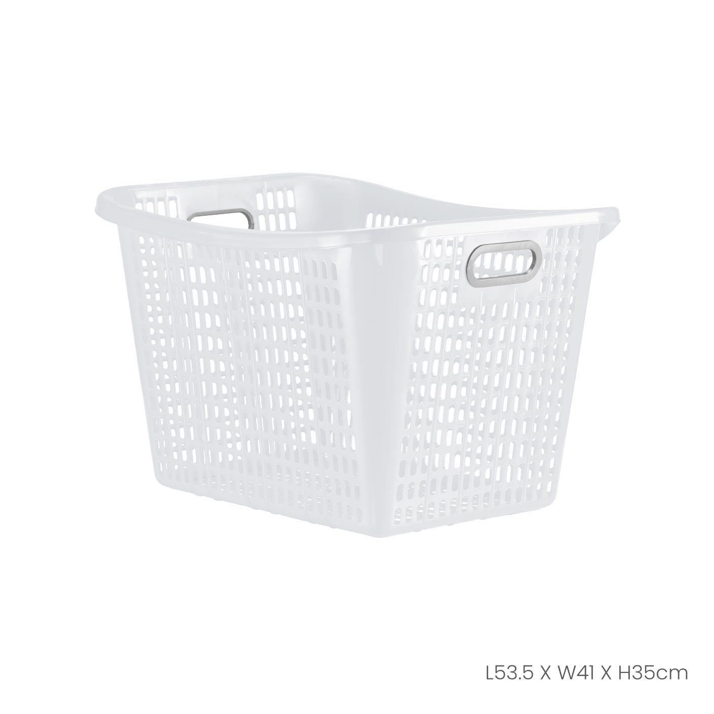 Large Foldable Laundry Basket with Handles - Heavy Duty Collapsible Clothes Hamper for Laundry Room, Dorm, Bedroom - Space Saving Storage Organizer (4315)