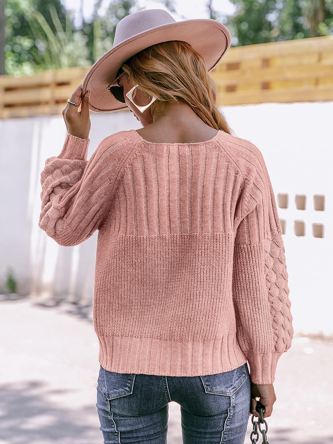Miessial Women's Chunky Cable Knit Crop Cardigan Sweater - Long Sleeve Button Down Top for Casual Outfits & Fall Layering | Perfect for Office, Dates & Cozy Evenings