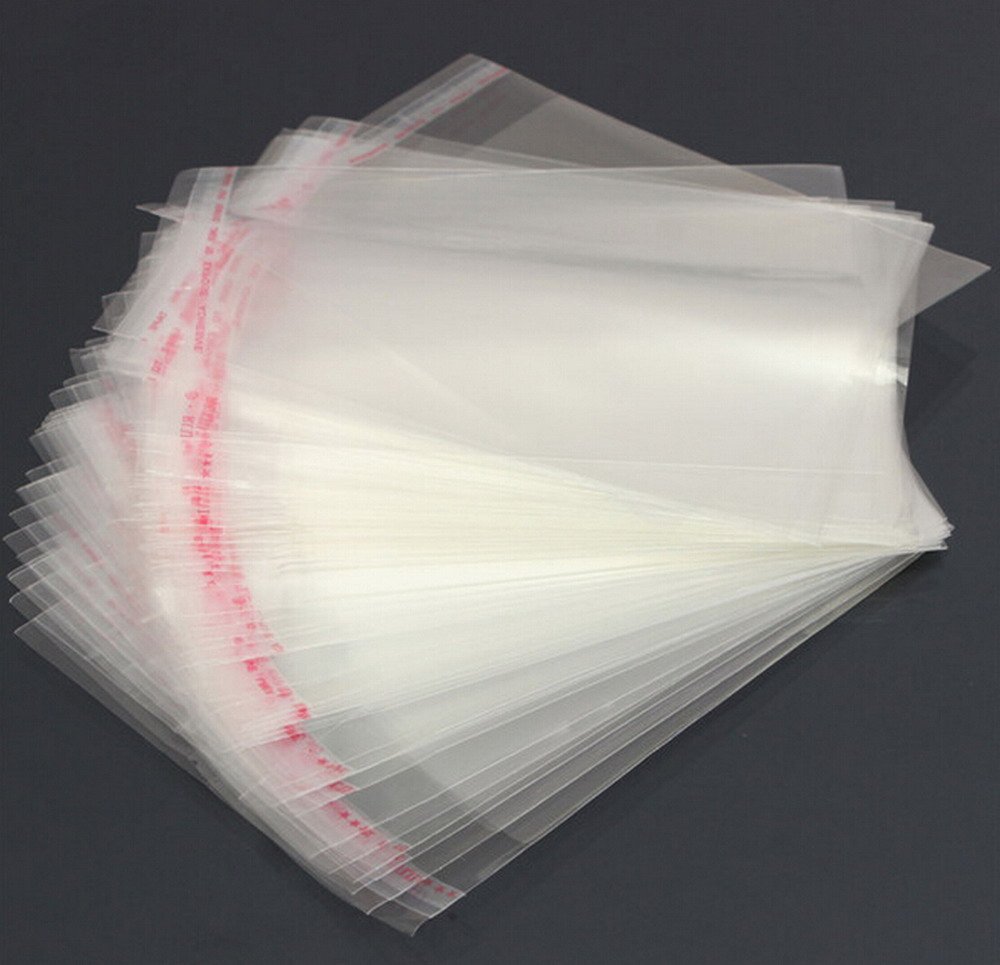 AlphaAcc 1000 9x12 Inch Self Seal Flap Clear Polypropylene Bags - A4 Size OPP Plastic Envelopes for Documents, Photos, Invitations & Mailing - Perfect for Office, School, Shipping & Home Organization