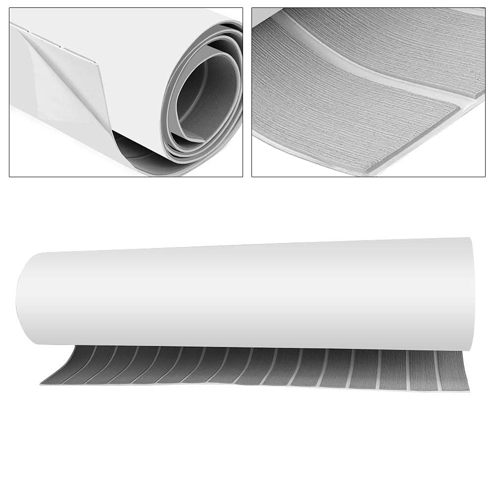 Premium EVA Foam Boat Carpet - Self-Adhesive Non-Slip Decking Sheet for Kayak, RV, Yacht, Pool, Skateboard & Skimboard - Waterproof & Durable Flooring Solution for Marine & Outdoor Use