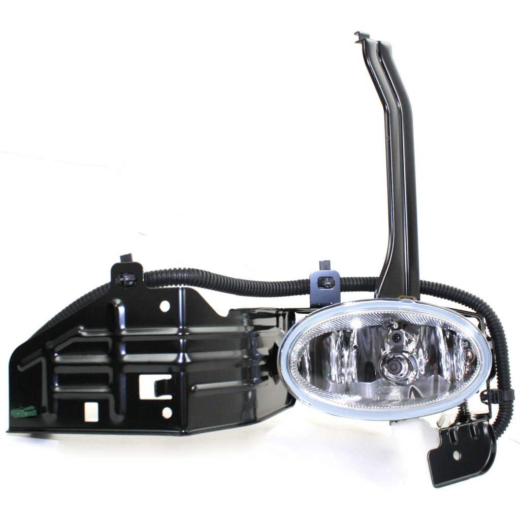 Honda Accord 2008-2010 Fog Light Assembly Driver Side with Wiring Harness | Replacement for HO2592119, 33951TA0305 | Perfect for Night Driving & Bad Weather Visibility