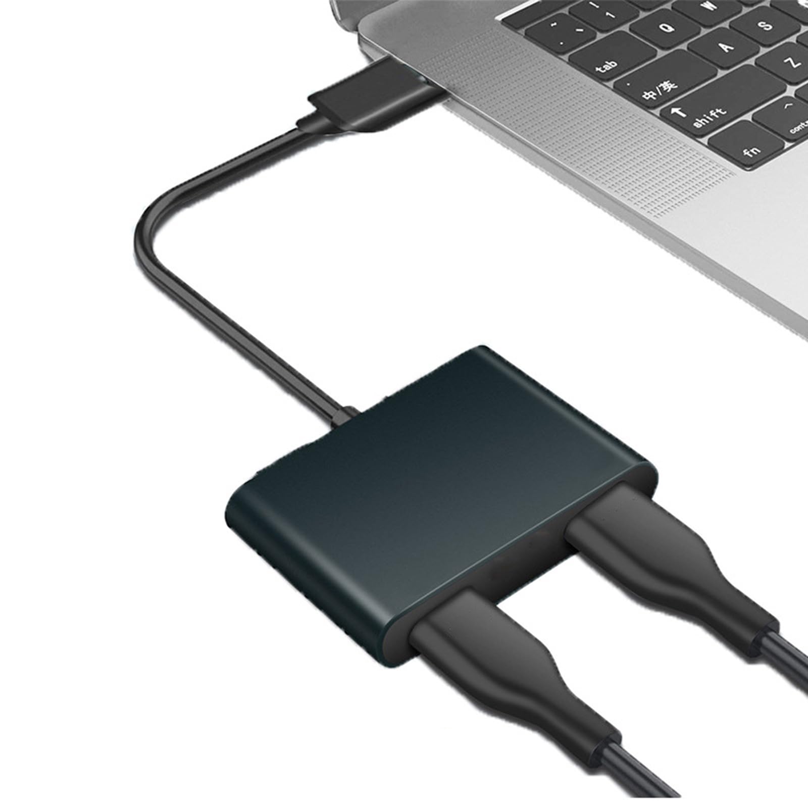 WELLDOER 5Gbps USB 3.0 to PD Converter 3-in-1 Dock Station Hub for Cellphone & Laptop, Compatible with Windows 7/8/8.1/10, Ideal for Home Office & Travel