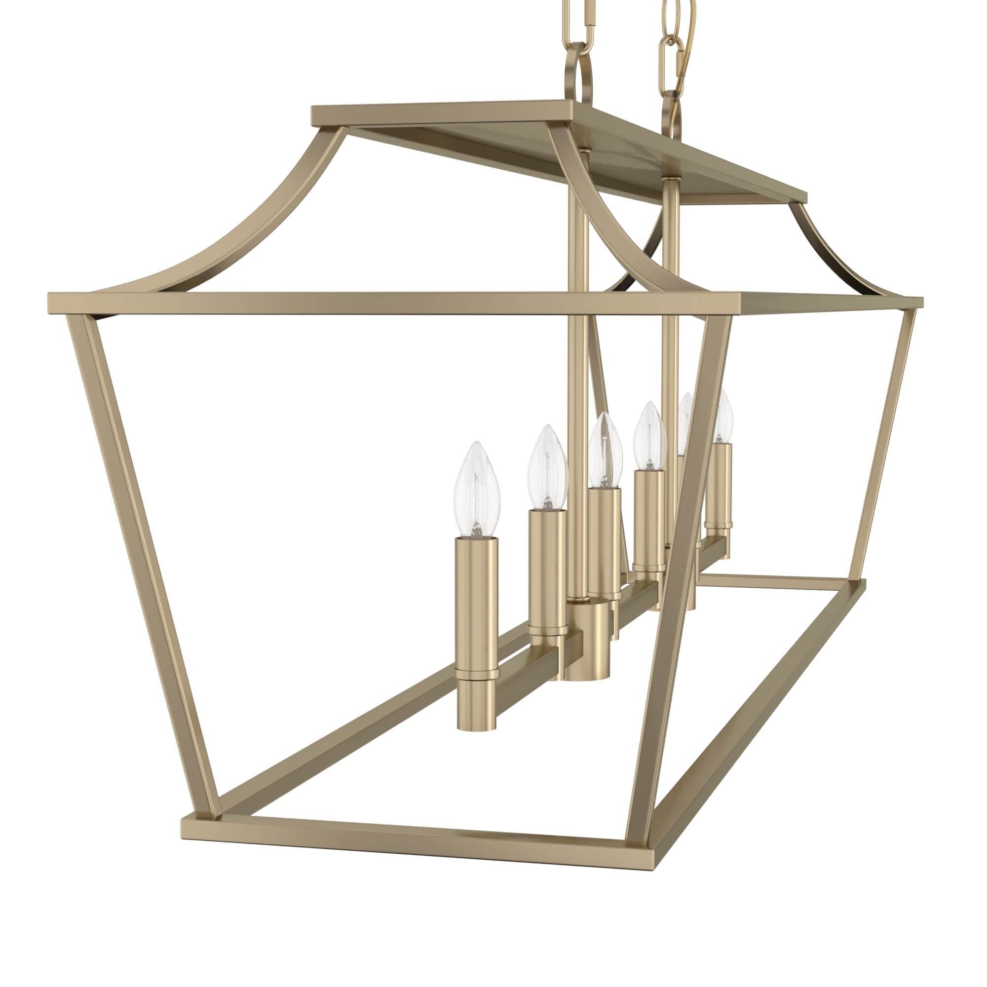 Hunter Fan Company 19077 Laurel Ridge 5-Light Chandelier in Natural Iron Finish - Rustic Farmhouse Ceiling Light Fixture for Dining Room, Living Room & Bedroom