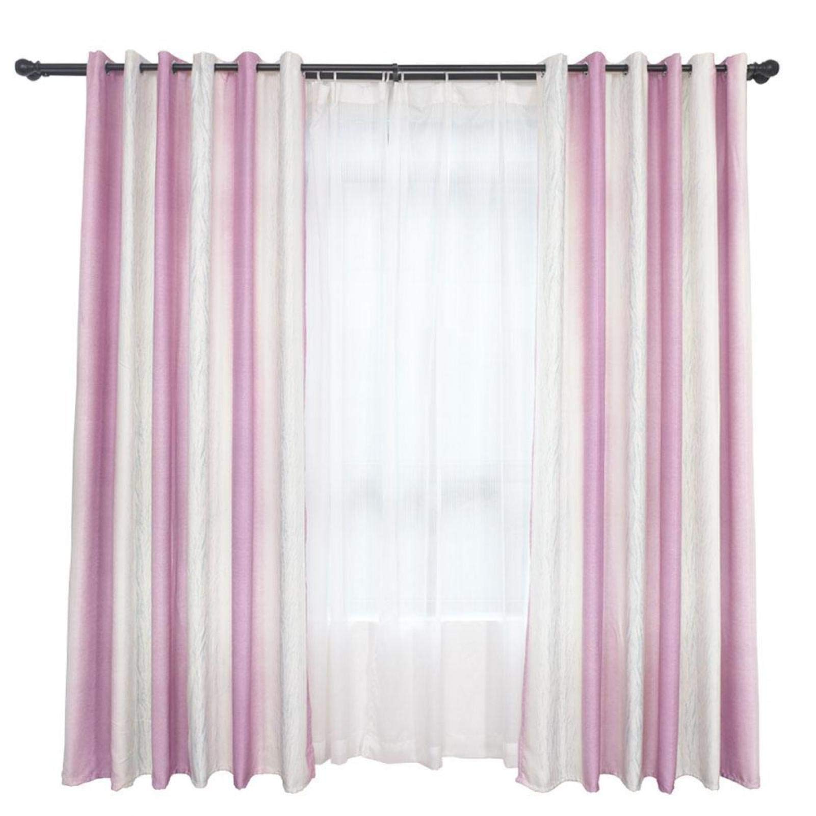 Blackout Curtains for Bedroom & Office - Thermal Insulated Polyester Drapes in Purple - Perfect for Light Blocking, Privacy & Energy Efficiency