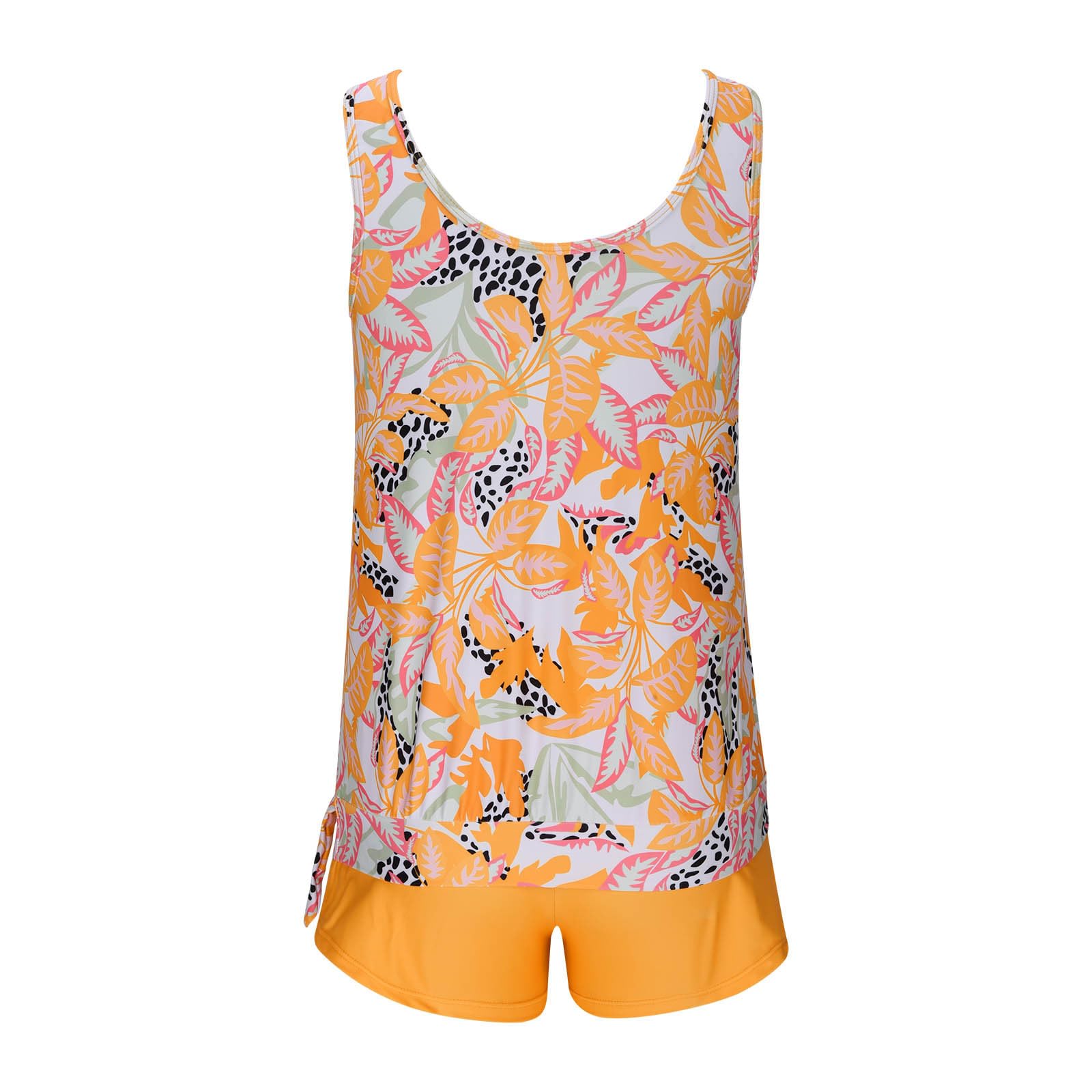 HLYSGO Women's Two Piece Tankini Swimsuits 2025 - Modest Beach Swimwear with Tank Top & Boyshorts for Summer Swimming, Vacation, and Poolside Relaxation