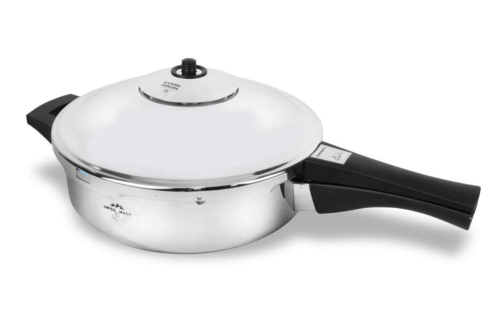 Kuhn Rikon Duromatic Energy Efficient Pressure Cooker & Frying Pan - Fast Cooking & Sautéing for Healthy Meals | Perfect for Home Chefs & Meal Prep