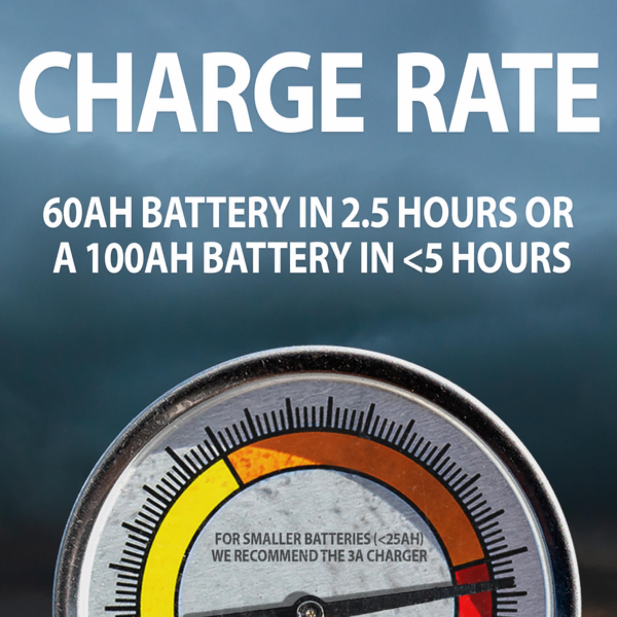 Dakota Lithium 24V 20A LiFePO4 Battery Charger for Deep Cycle Marine RV Solar Power - Fast Charging for Boats, Campers & Off-Grid Systems