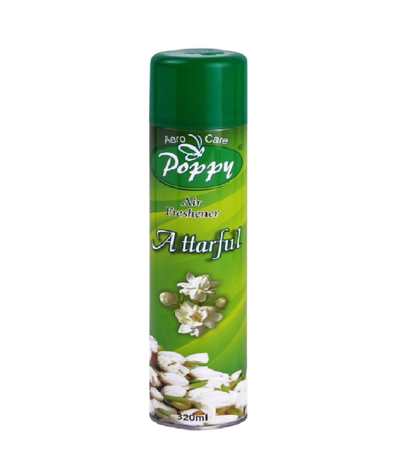Aero Care Poppy Attarful Air Freshener - 320ml | Long-Lasting Room & Car Fragrance Spray | Fresh Floral Scent for Home, Office & Bathroom | Eliminates Odors Instantly