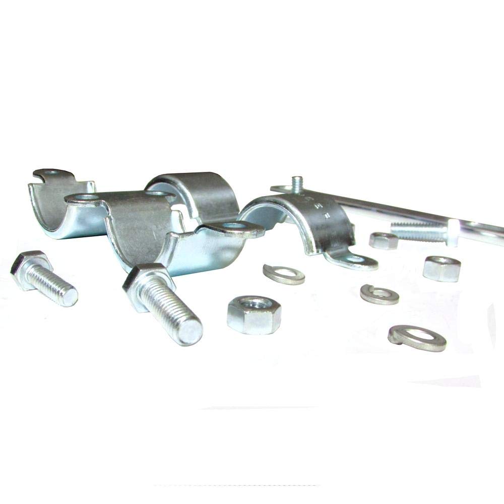 RAParts 1900970M1 Hydraulic Double Breakaway Clamp - Compatible with Massey Ferguson 4000, 4200, 5000, 6600, 8200 Tractors - Heavy-Duty Farm Equipment Replacement Part for Hydraulic System Maintenance