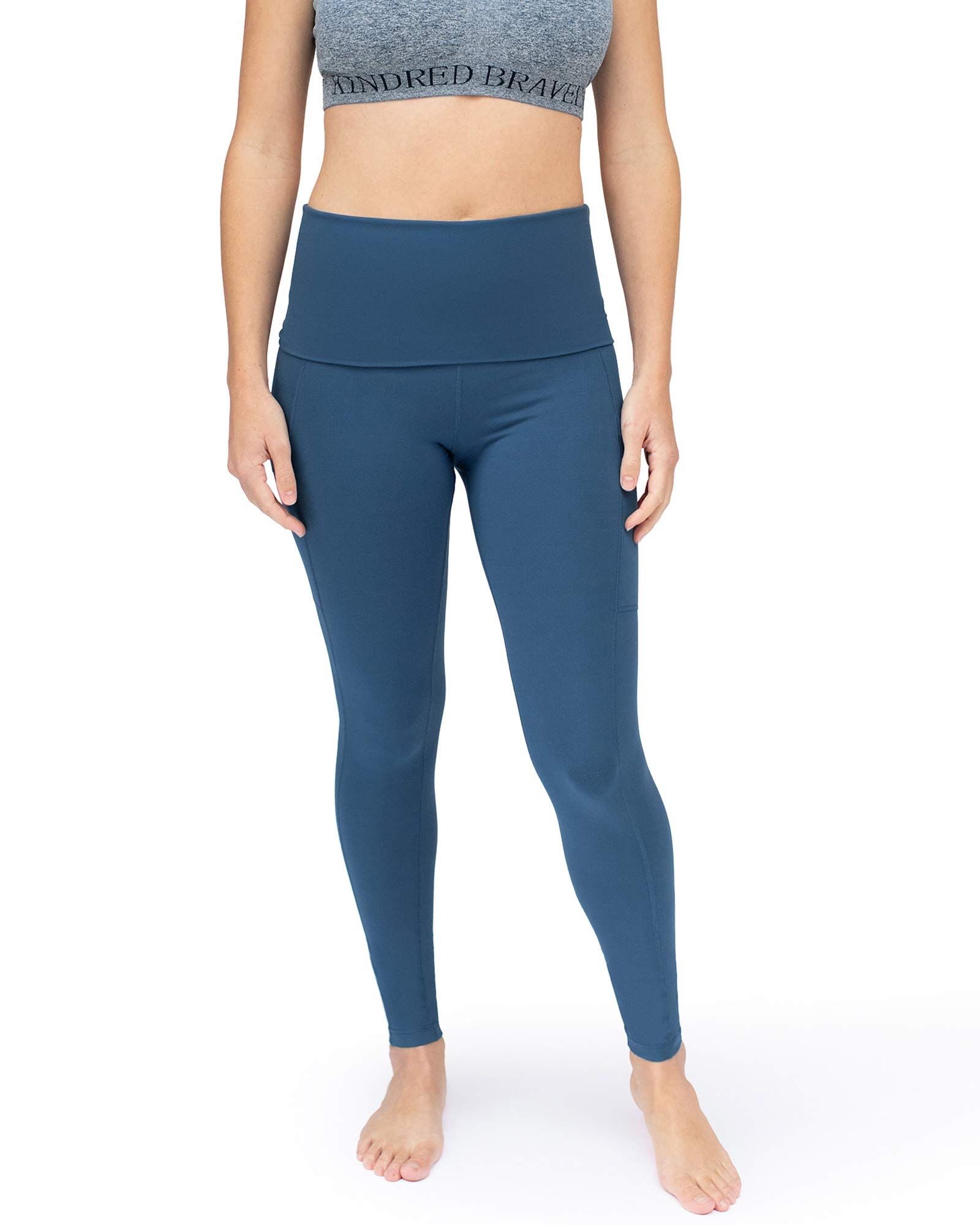 Kindred Bravely Louisa Ultra High-Waisted Maternity Leggings - Over The Bump Pregnancy Support for Comfort & Style - Perfect for Yoga, Workouts & Everyday Wear