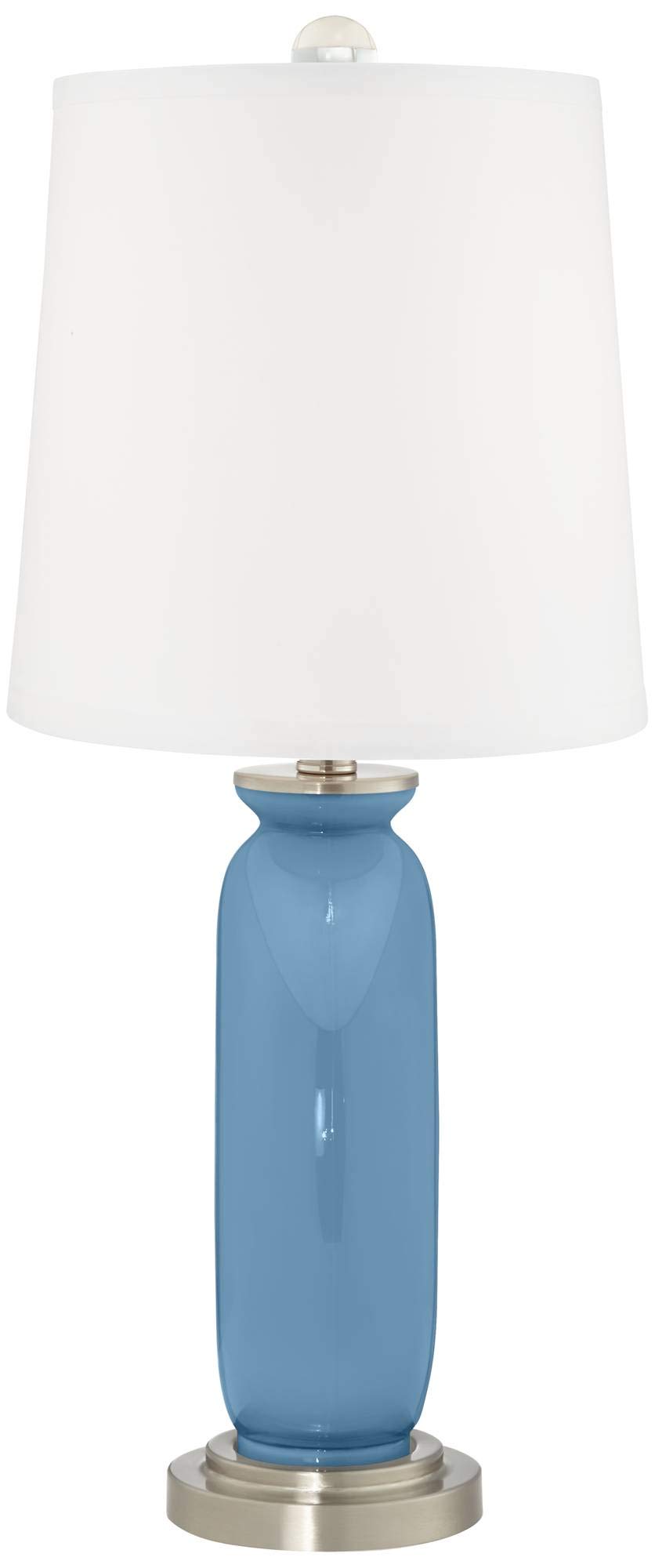 Modern Blue Table Lamps Set of 2 - 26.5