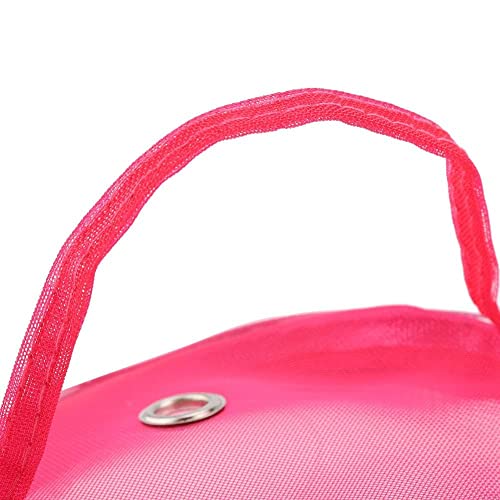 Foldable Storage Bag for Sunglasses & Cosmetics - Rose Red Cylinder Handbag, 12 Pack | Home, Travel & Organizing Essentials