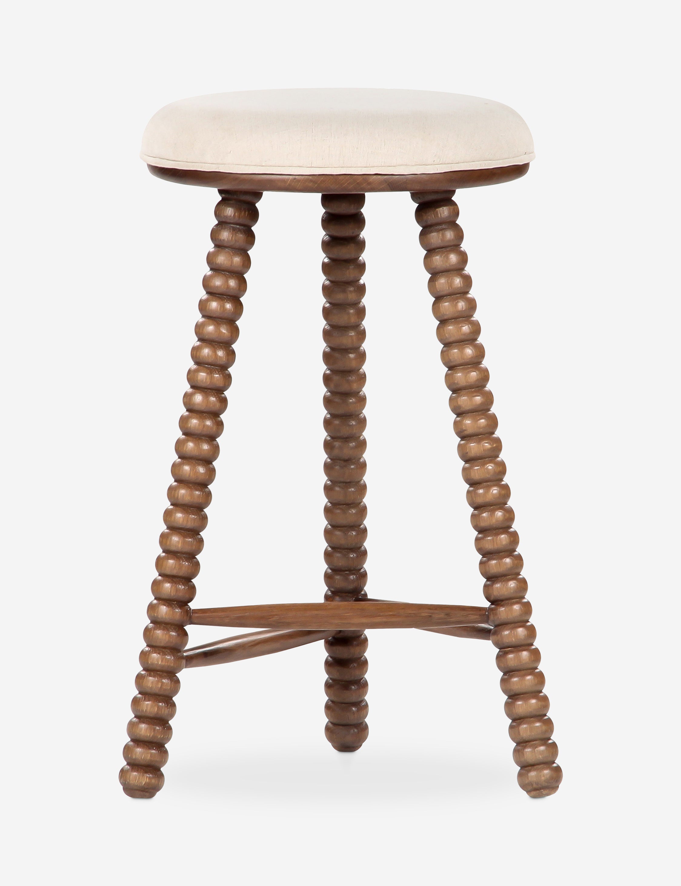 Modern Counter Stool - Adjustable Height Bar Stool with Backrest, Comfortable Kitchen Island Stool for Home & Cafe Use - Perfect for Dining, Breakfast Nook & Coffee Shops