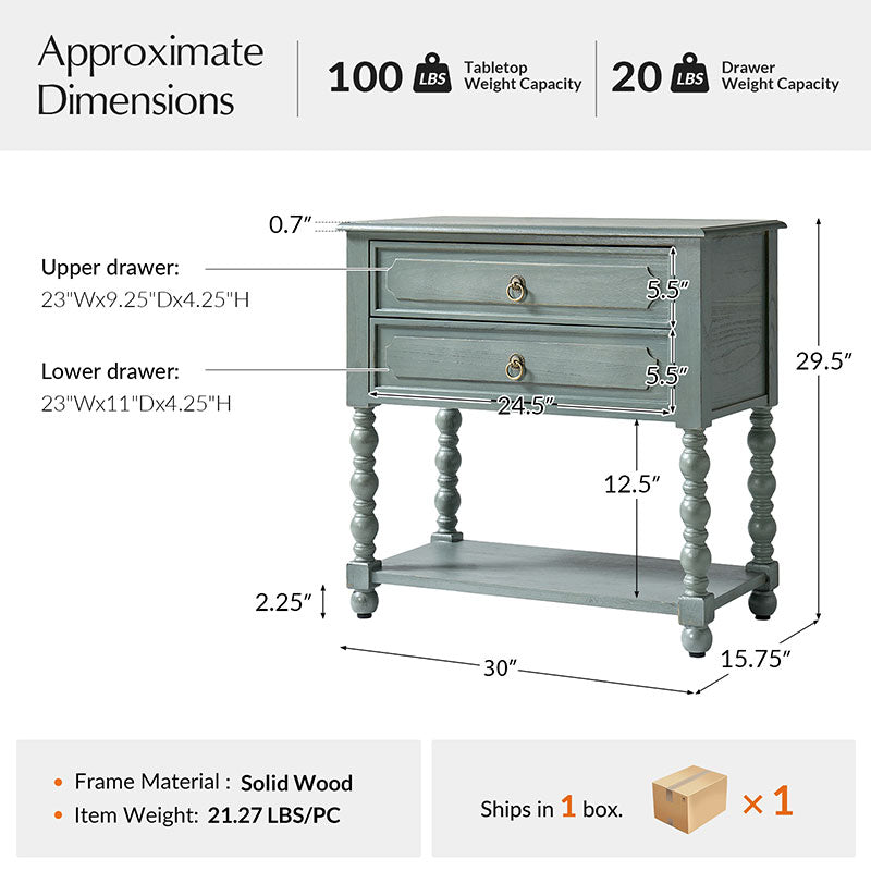 Multi-Functional Wooden Nightstand with USB Charging Port & Open Shelf - Modern Bedside Table for Bedroom, Living Room, or Office (Multiple Styles Available)