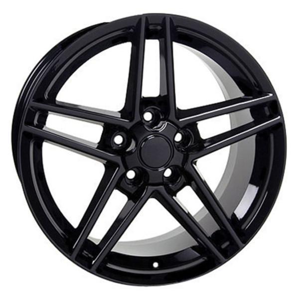 17 Inch Black Replacement Wheel Rim for Pontiac Firebird 1993-2002 - OEM Style Replica #5910223 - Perfect for Restoration Projects & Classic Car Upgrades