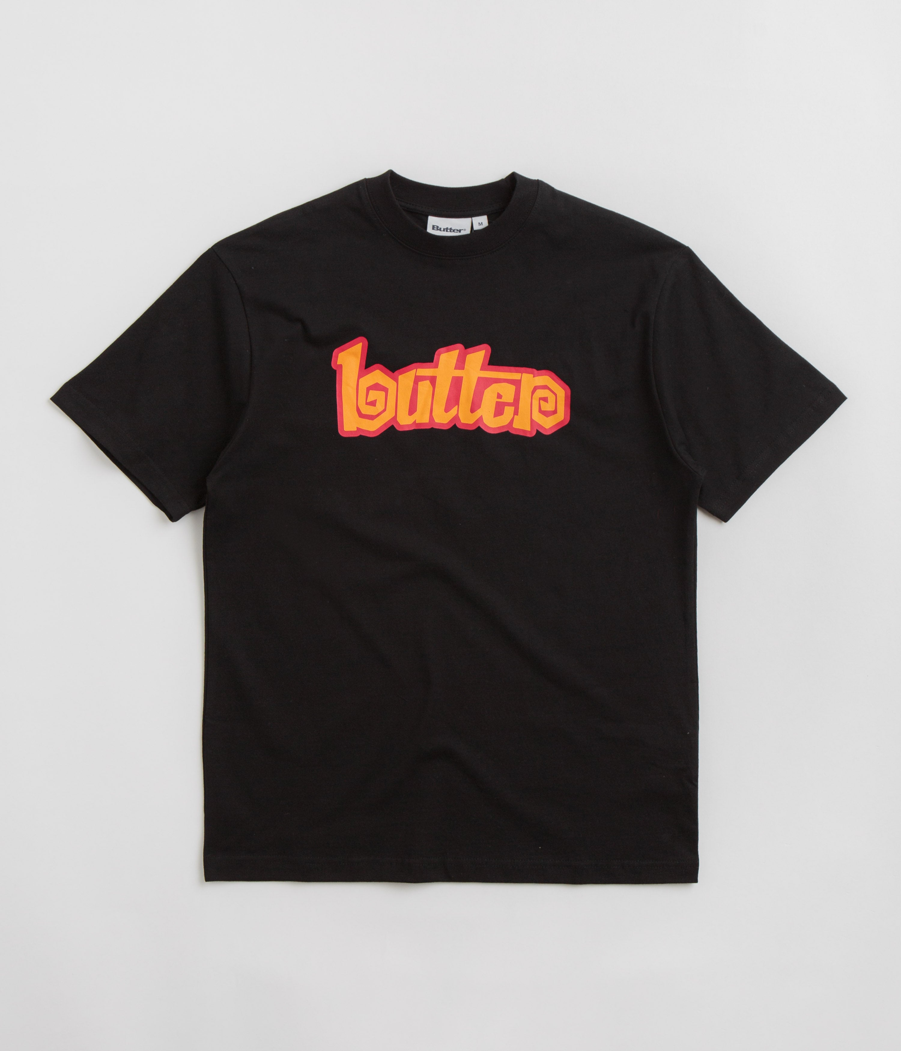 Butter Goods Swirl Graphic T-Shirt for Men - Black Cotton Tee - Streetwear Fashion - Perfect for Casual Wear & Urban Outfits