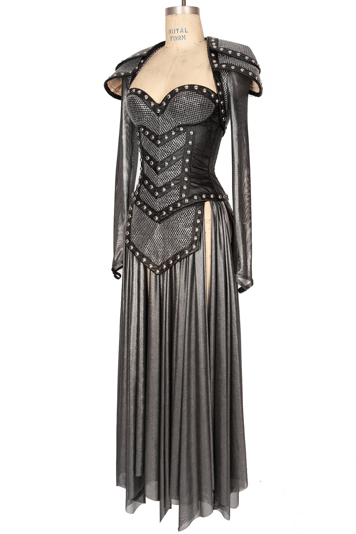 Joan of Arc Corset - Medieval Gothic Corset Top for Women | Renaissance Costume, Lace-Up Bustier for Cosplay, Halloween & Historical Reenactment