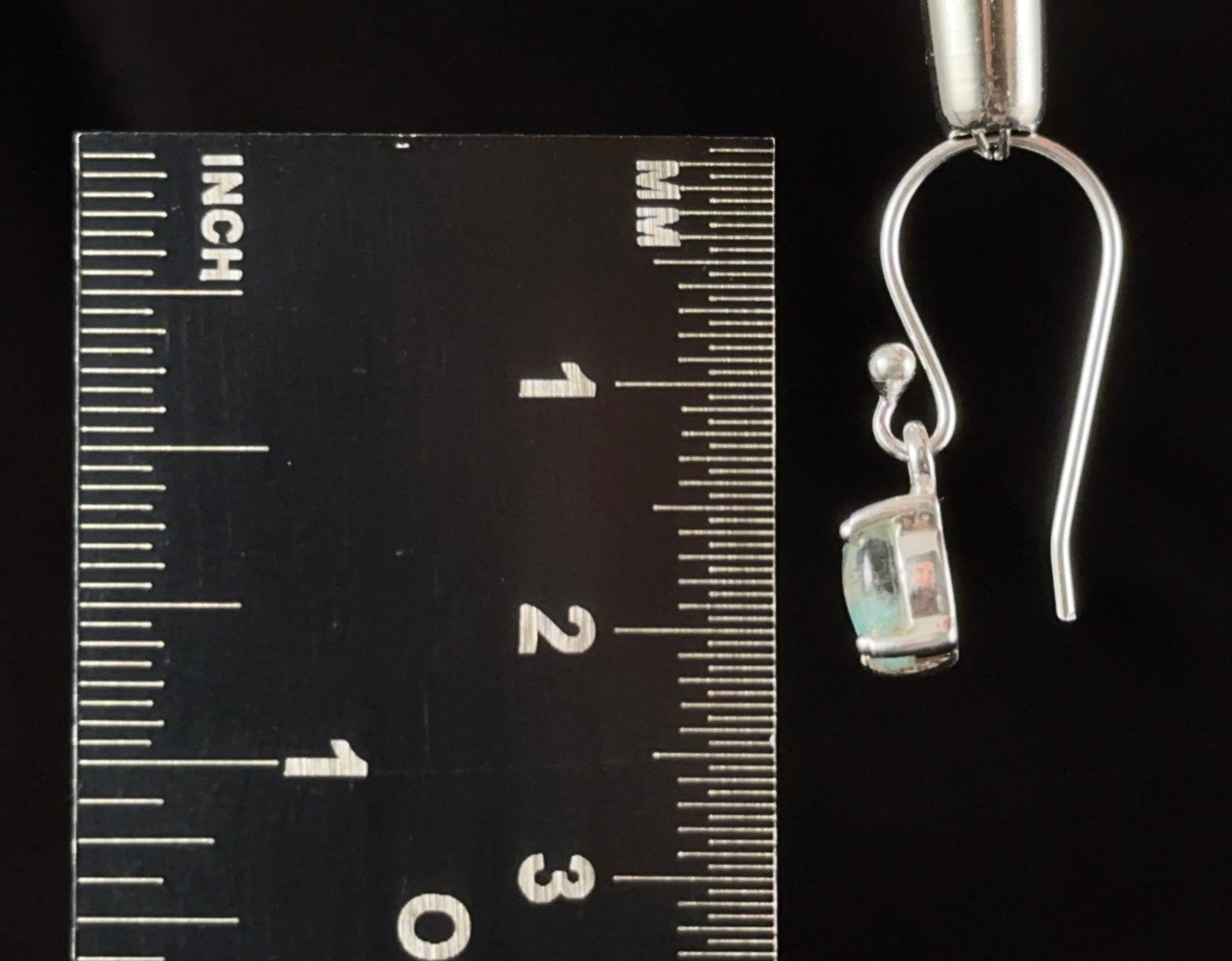 AJOITE in QUARTZ Crystal Sterling Silver Dangle Earrings – Rare Gemstone Jewelry for Women | Perfect for Weddings, Parties & Special Occasions