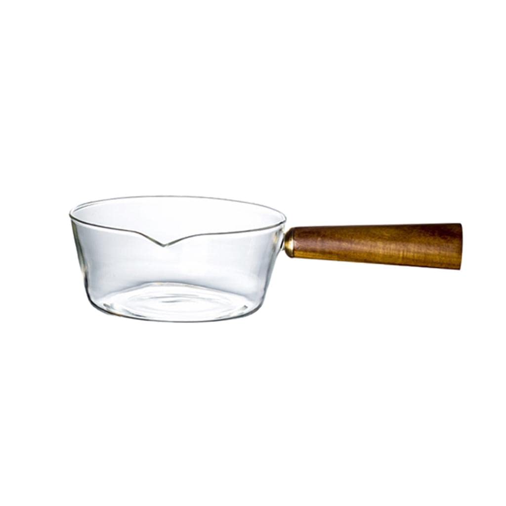 Stainless Steel 600ml Milk Pan - Small Saucepan for Milk Tea, Butter Warmer, Coffee Heating & Kitchen Cooking | Perfect for Home, Cafe & Restaurant Use