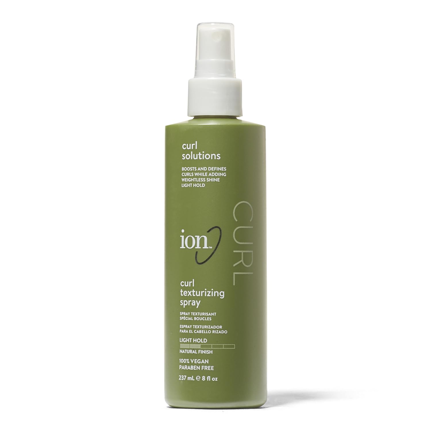 Ion Curl Texturizing Spray for Defined Curls & Waves - Volumizing Hair Styling Spray for Beachy, Bouncy Waves - Perfect for Everyday Styling & Special Occasions
