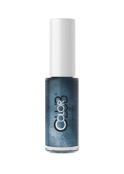 Color Club Nail Art Striper Brush - Teal Pearl Metallic Nail Polish for Professional Salon & DIY Manicure - Perfect for Parties, Weddings & Special Occasions