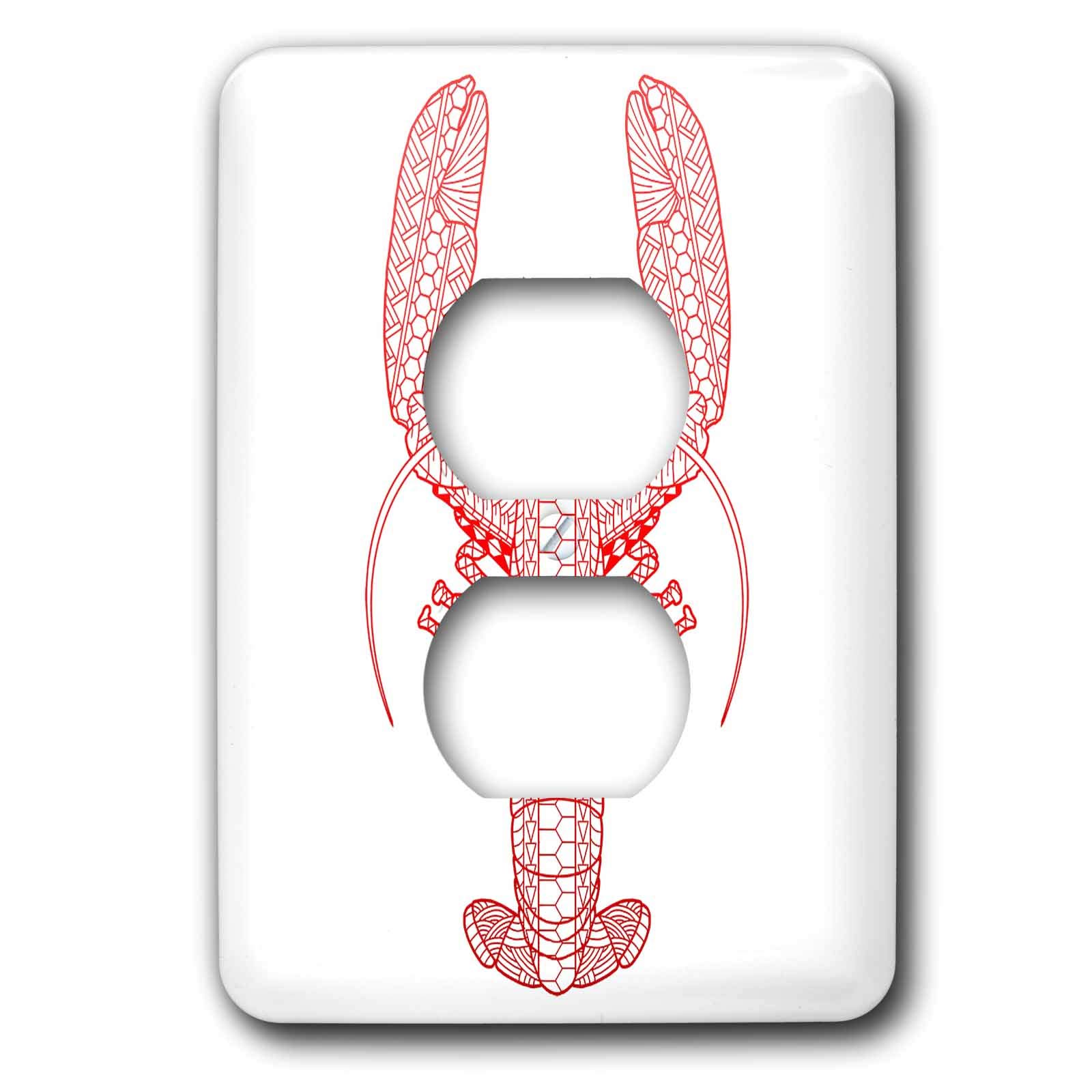 3D Rose Light Switch Cover - Decorative for Home & Office