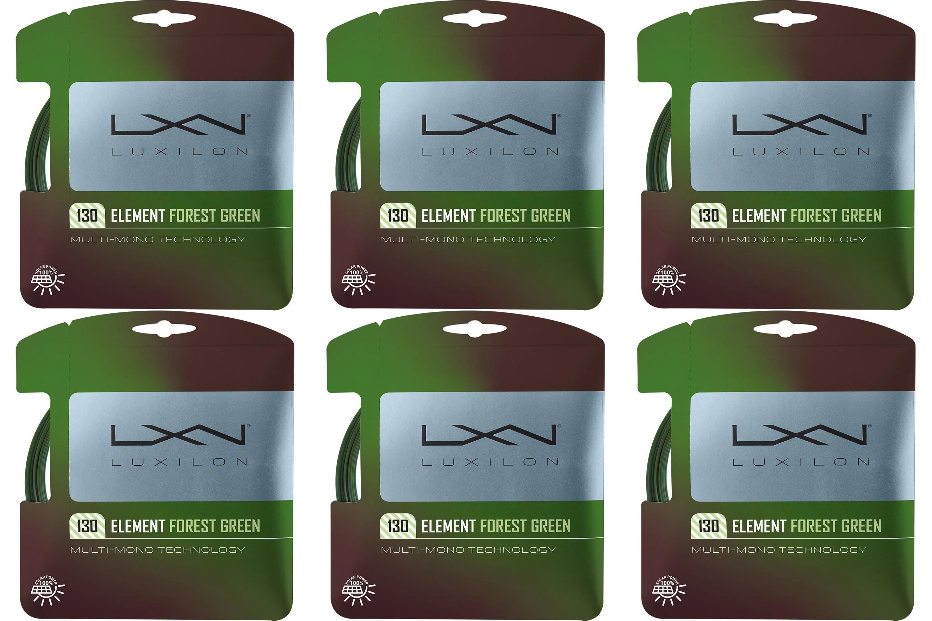 Luxilon Element Green Tennis String - High Performance Polyester String for Spin & Control | Perfect for Competitive Play & Training