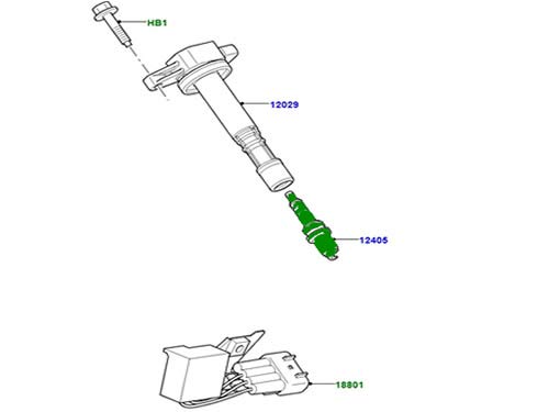 NGK LR005253 Spark Plug Set for Land Rover Range Rover (2006-2009) & LR3 Range Rover Sport (2005-2009) - High Performance Ignition Parts for Off-Road Adventures & Daily Commuting