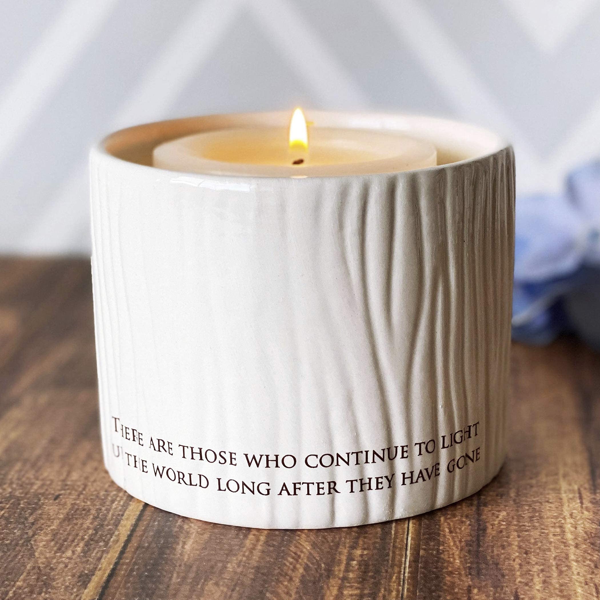 Sympathy Gift Set - Memorial Candle, Votive & Vase for Loved Ones | Thoughtful Bereavement Gift for Funerals, Memorials & Comforting the Grieving