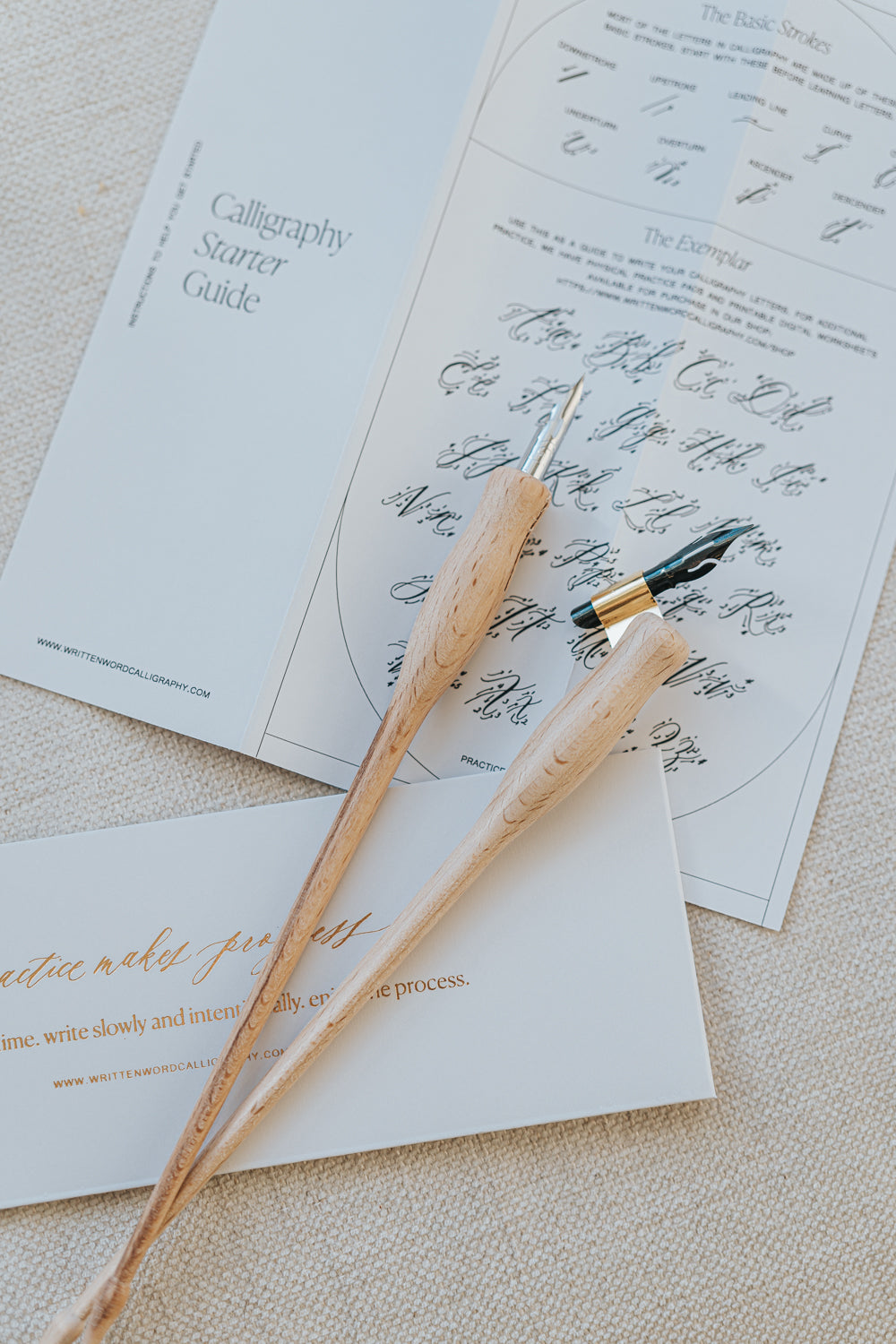 Mini Calligraphy Starter Kit for Beginners - Premium Brush Pens, Practice Sheets & Guide | Perfect for DIY Art, Wedding Invitations, Hand Lettering & Home Decor
