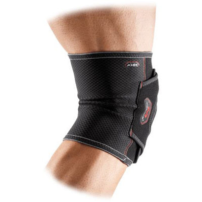 McDavid 4192R Double Knee Wrap - Black | Knee Support for Running, Basketball & Weightlifting | Pain Relief & Injury Prevention