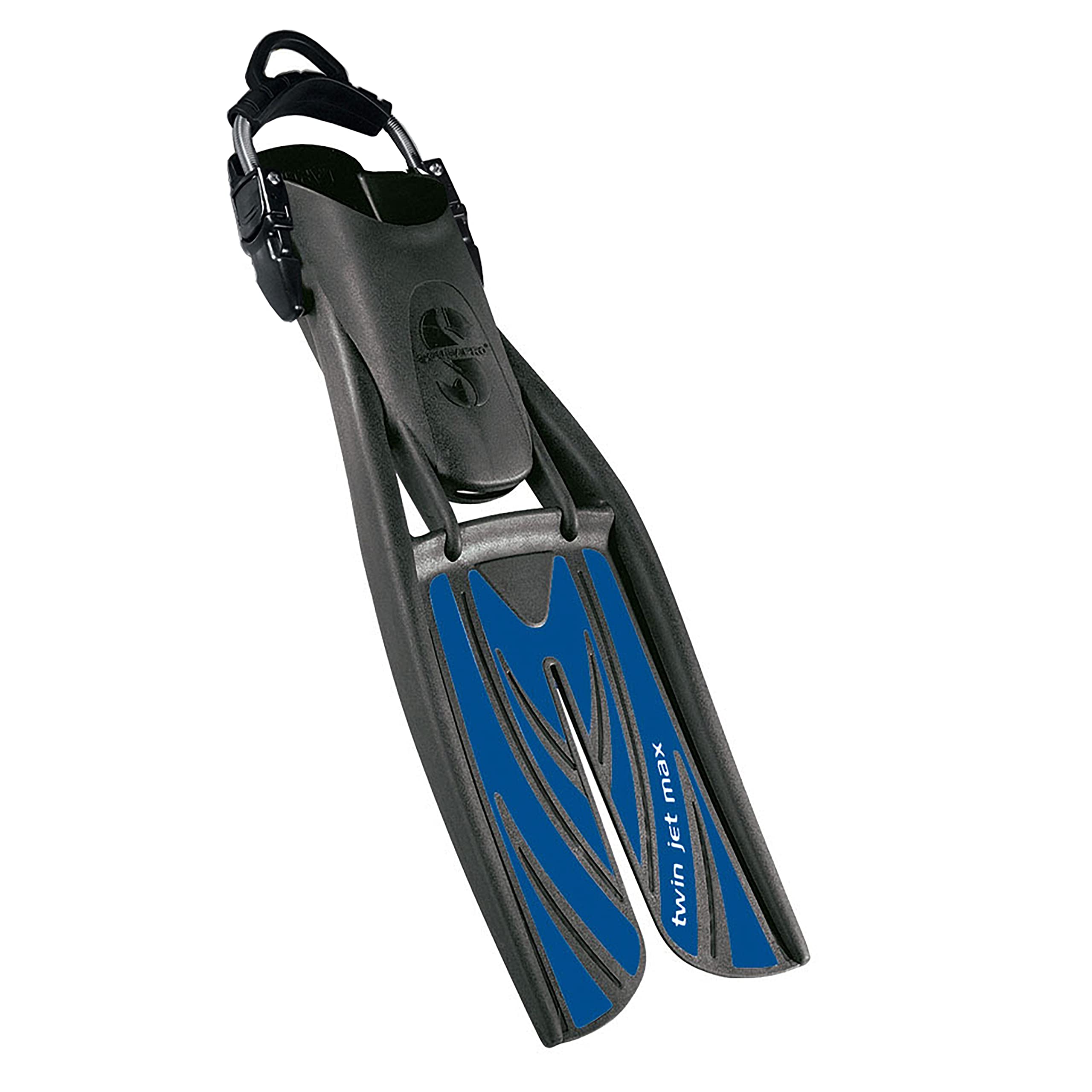 Scubapro Twin Jet Max Open Heel Split Fins - Premium Scuba Diving Fins for Comfort & Power - Perfect for Ocean Exploration, Snorkeling & Water Sports