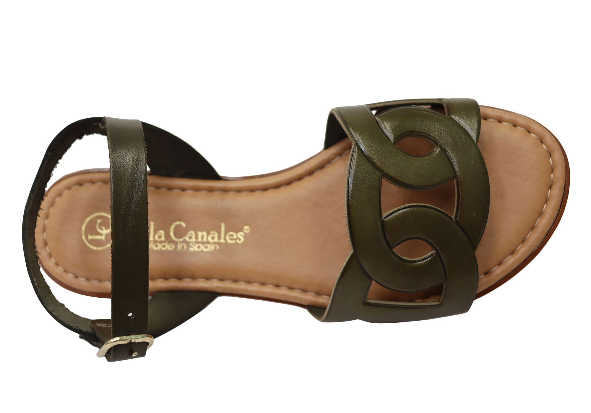 Lola Canales Corin Women's Comfortable Leather Sandals - Handmade in Spain - Perfect for Summer, Beach, and Casual Outings